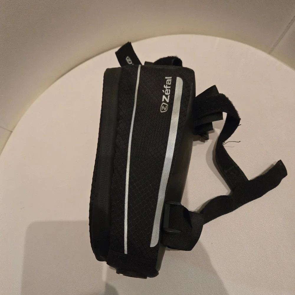 Zefal Black Bicycle Bike Saddle Bag Pouch Storage Case with Reflective Trim